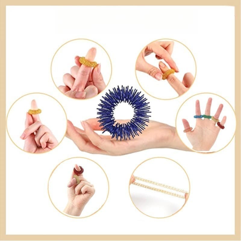 Stress Ring 14-pack – Fidget Ring & Sensory Stress Toys for Anxiety and ADHD - Image 8