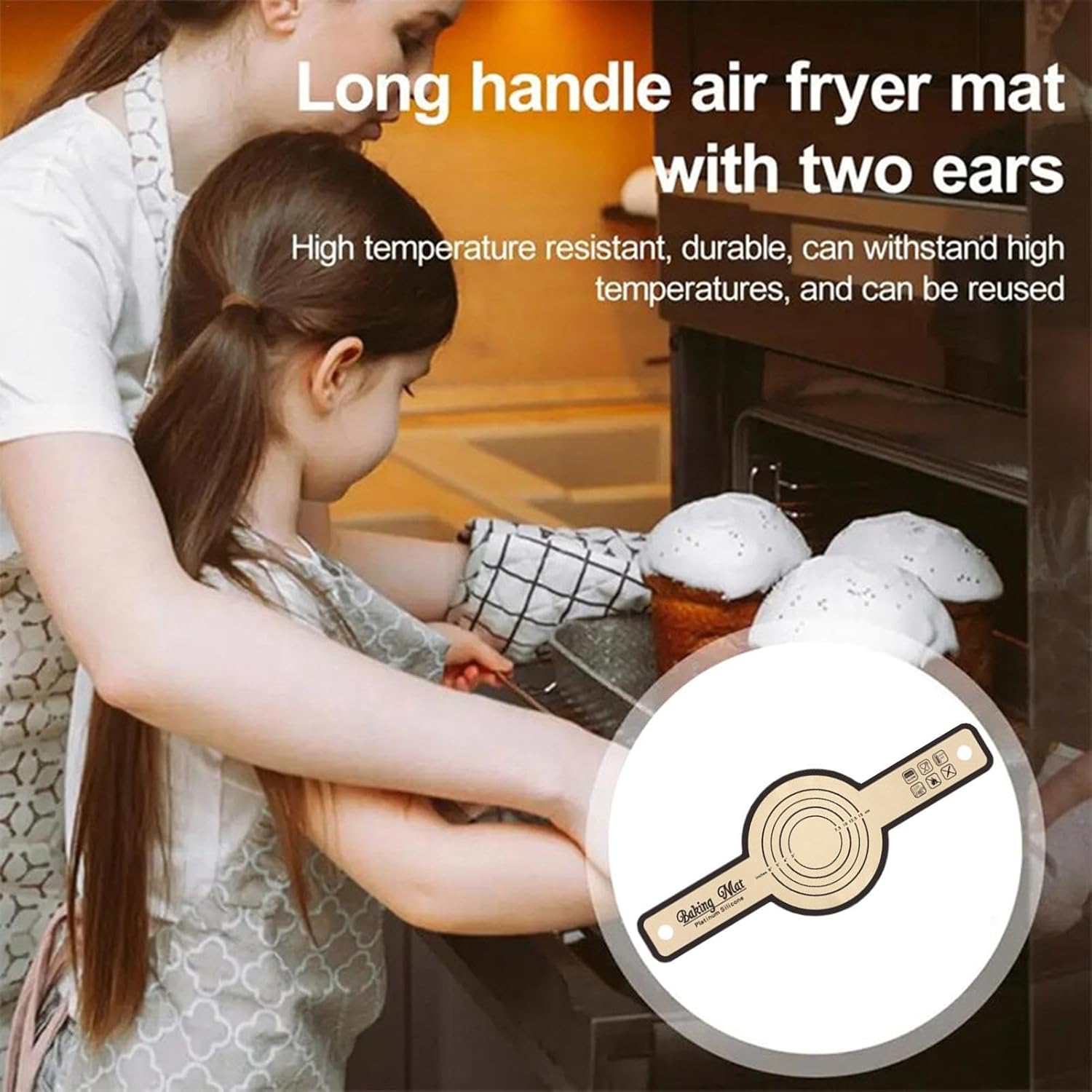 Dough Rolling Mat, Silicone Dough Mat | Foldable Silicone Bread Lifter Bread Baking Mat, Kneading Rolling Mat Silicone Bread Mat with Precise Scale_max - Image 2