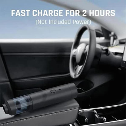 Cordless Car Vacuum Cleaner, 4-in-1 Mini Portable Vacuum Cleaner, High Power 19000Pa, Black Cordless Handheld Vacuum Cleaner - Image 4