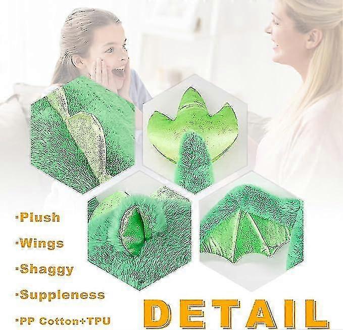 Cute Plush Dragon, Weighted Dinosaur Toy Children Adult Gift Or Decoration Pink 110cm - Image 5