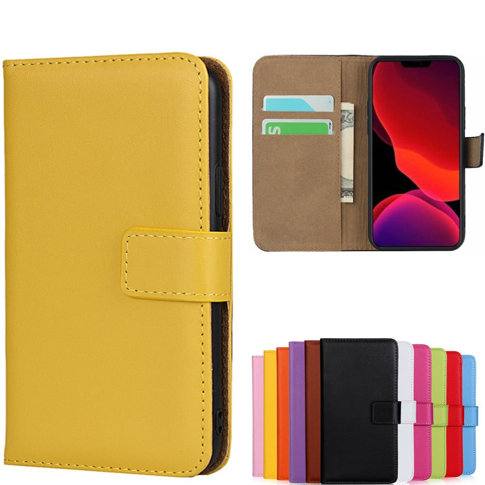 iPhone 13 Wallet Case Wallet Case Cover Mobile Case Yellow - YELLOW iPhone 13_max YELLOW iPhone 13 - Image 6