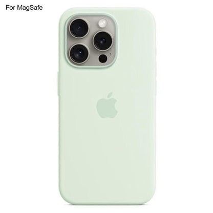 Compatible with iPhone 15 Pro Case MagSafe Liquid Silicone Back [Induction Popover] - Perfect Mint Green_MGF Mint Green