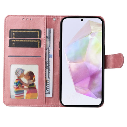 Compatible with Samsung A56 5G Compatible PU Leather Wallet Case - More Colors Pink - Image 3