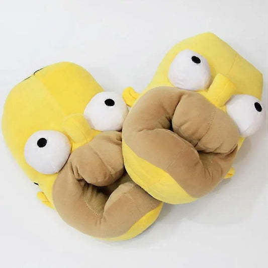Simpson Slippers Funny Plush Slippers Warm Winter Indoors_max - Image 2