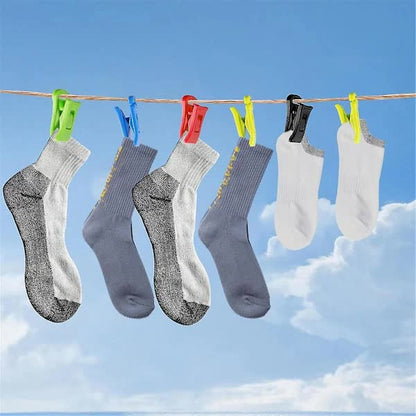 60 sock clips for washing machine and dryer, laundry clips with hooks, sock set - Image 3