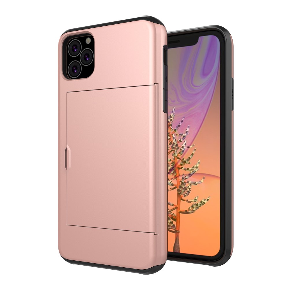 iPhone 11 with card slot Rose Gold colored mobile phone case - Image 3