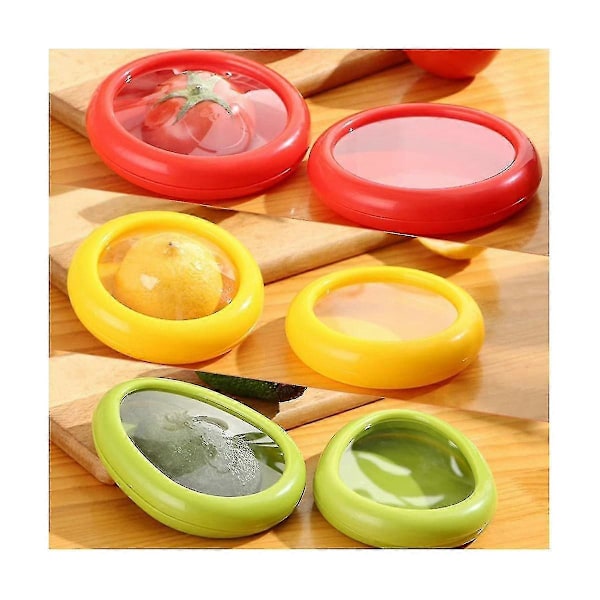 4pcs Pod Compatible with Avocado Lemon Tomato Saver and Storage Reusable Container Food Storage Box As Shown - Image 3