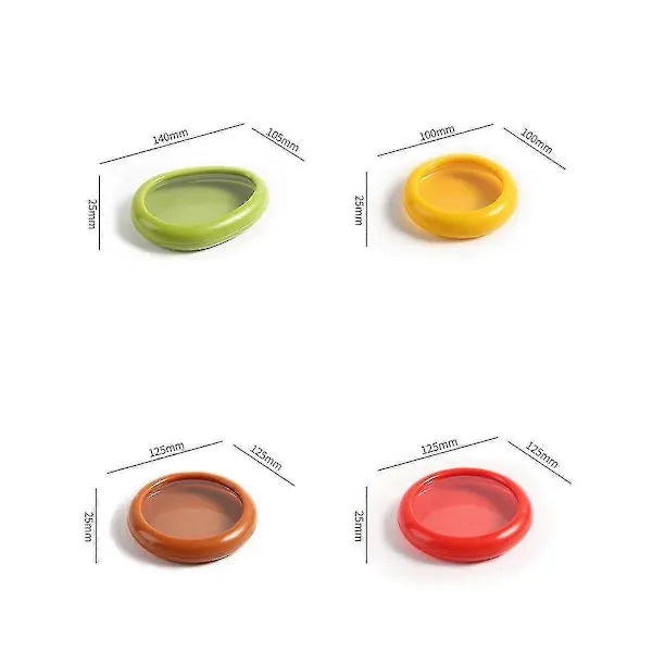 4pcs Pod Compatible with Avocado Lemon Tomato Saver and Storage Reusable Container Food Storage Box As Shown - Image 4