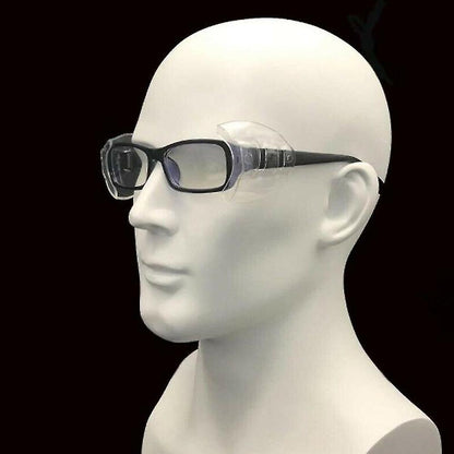 Side Protection for Glasses, Non-Slip Safety Glasses, Universal Side Protection, 4 Pairs_qcx - Image 5