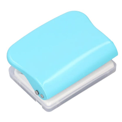 Paper Binding Machine Handheld Portable Spiral Binder A4 A5 A6 A7 Spiral Book Round Hole Punch School Home Light Blue - Image 4