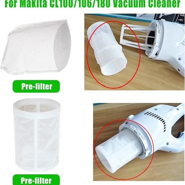 Compatible Filter Set for Makita CL100/106/180 DCL180 Vacuum Cleaner - Image 2