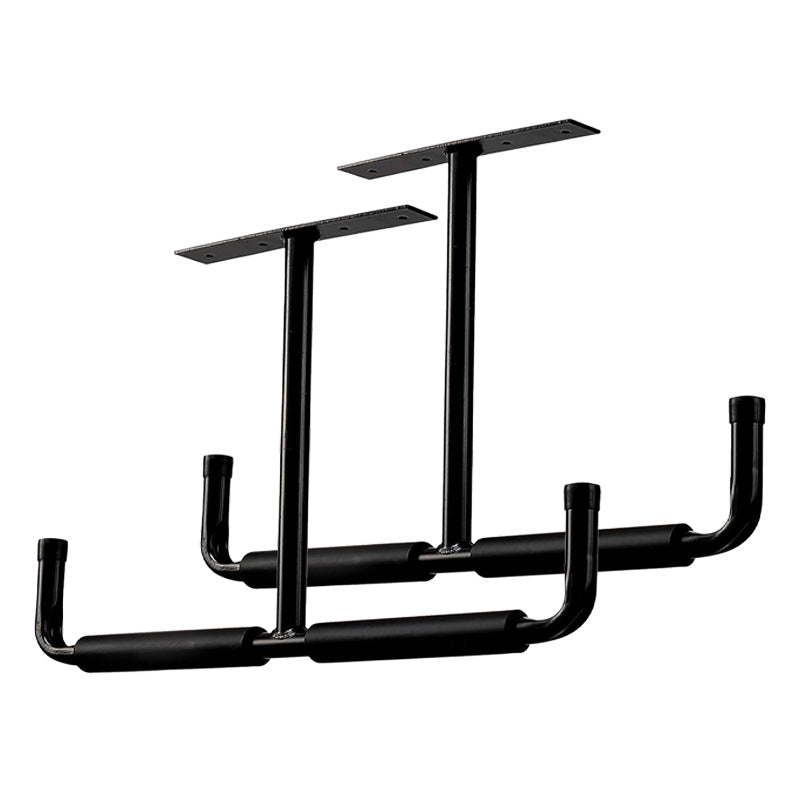 Garage Ceiling Storage Hook Steel, Heavy Duty Storage Rack for Hanging Wood, Bikes, Tools, Timber, Snowboard, Fishing Rods, Sturdy Storage System White - Image 6