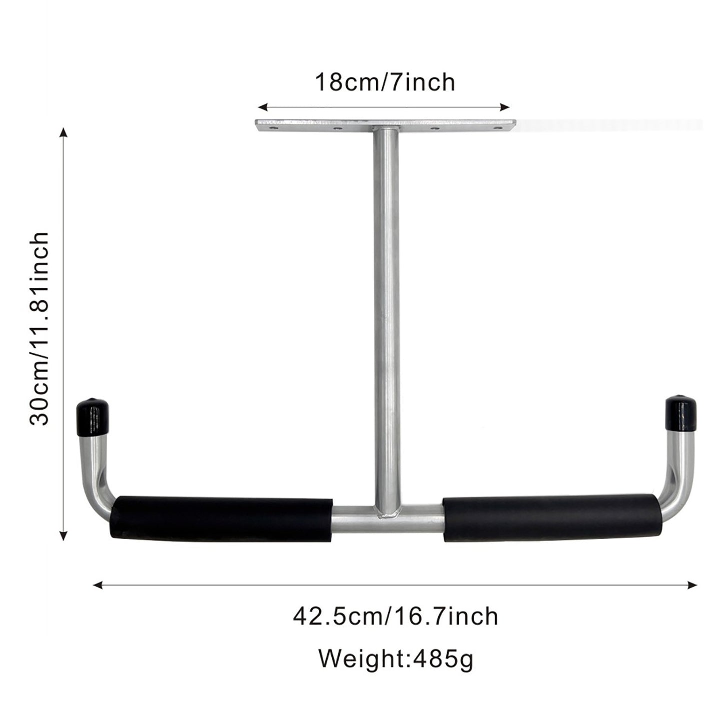 Garage Ceiling Storage Hook Steel, Heavy Duty Storage Rack for Hanging Wood, Bikes, Tools, Timber, Snowboard, Fishing Rods, Sturdy Storage System White - Image 7
