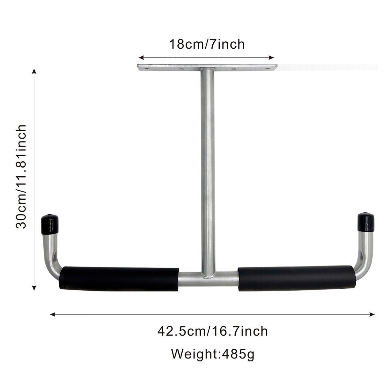 Garage Ceiling Storage Hook Steel, Heavy Duty Storage Rack for Hanging Wood, Bikes, Tools, Timber, Snowboard, Fishing Rods, Sturdy Storage System White - Image 7
