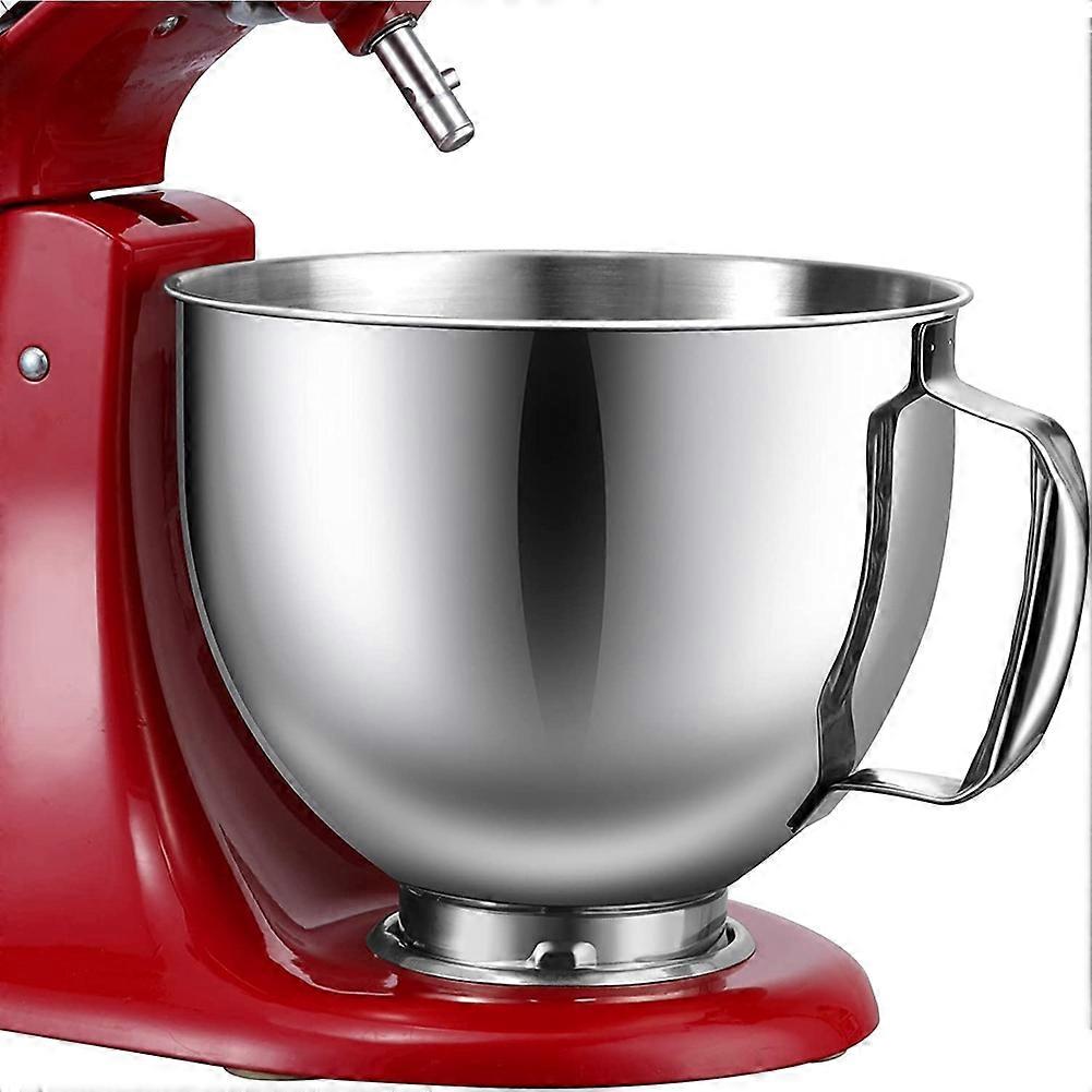 Stainless Steel Bowl for KitchenAid 4.5-5 Quart Tilt Head Stand Mixer, for KitchenAid Mixer Bowl, Di (FMY)_MGF Silver - Image 4