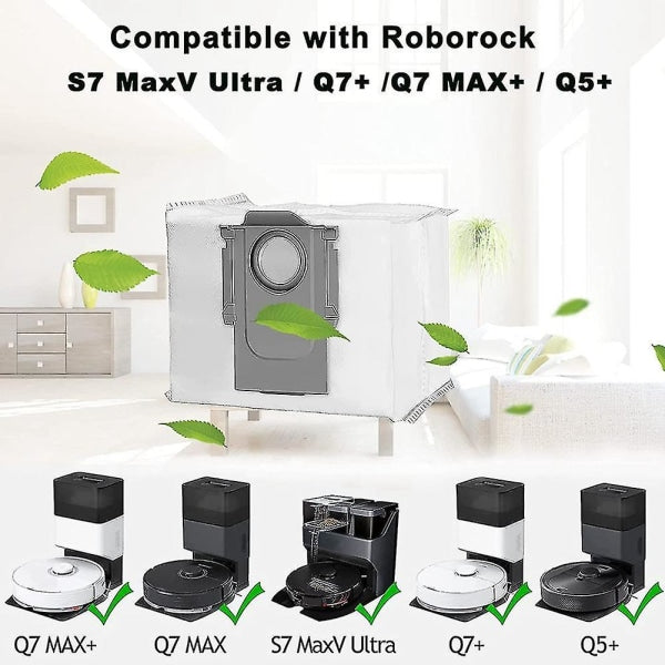 12-pack vacuum cleaner bags for Roborock Q7 Max /q7 Max+ / Q7 Max Plus - Image 2