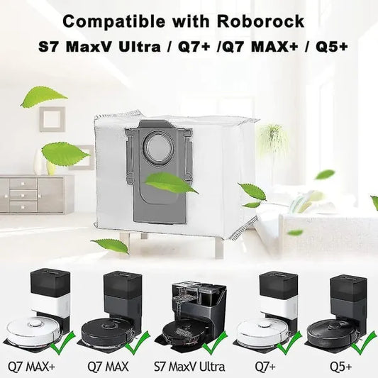 12-pack vacuum cleaner bags for Roborock Q7 Max /q7 Max+ / Q7 Max Plus - Image 2