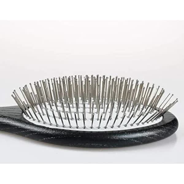 Paddle Brush with Metal Spikes - Hairbrush for Women/Men/Children to Detangle and Massage, Anti-Static, Best for All Hair Types - Image 3