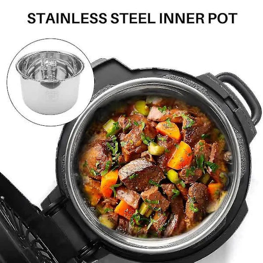 6L Pressure Cooker Inner Pot Rice Pressure Cooker Liner Stainless Steel Inner Pot Pressure Cooker L - Image 4