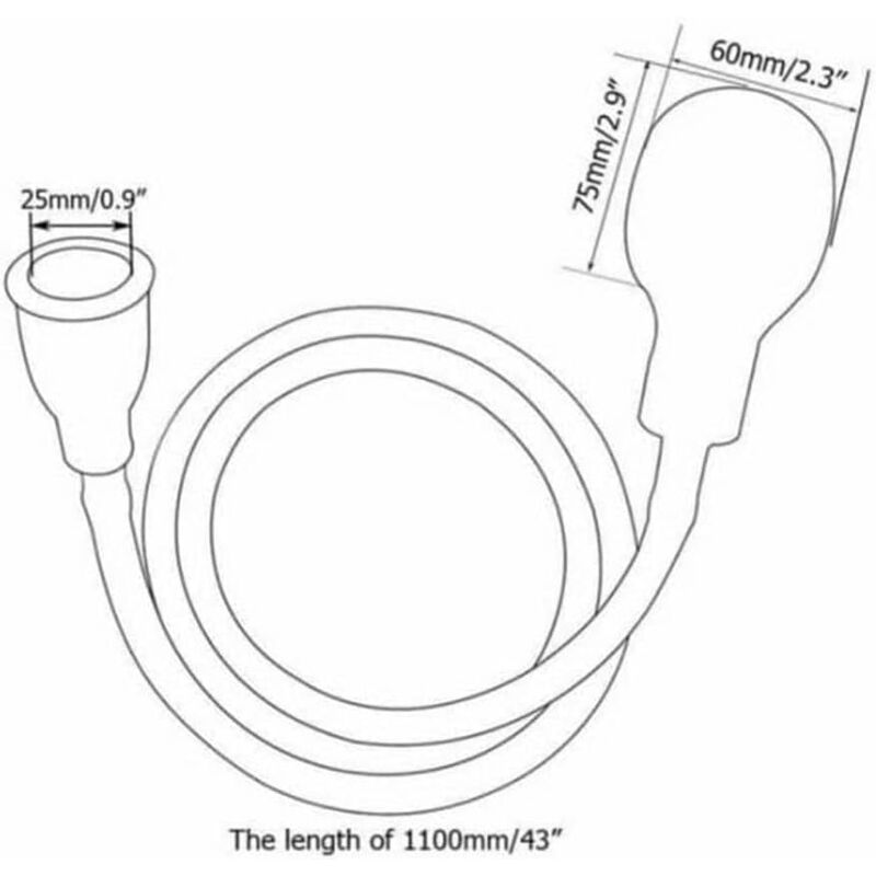 Single Shower Head for Bathroom Sink or Toilet Basin, Shower Hose, Quick Connect Single Shower Mixer, Shampoo for Children and Pets - Image 2
