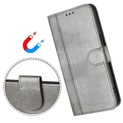 Samsung Galaxy A17 5G Case in Retro Leather with Line Stitching Grey_max Grey - Image 5