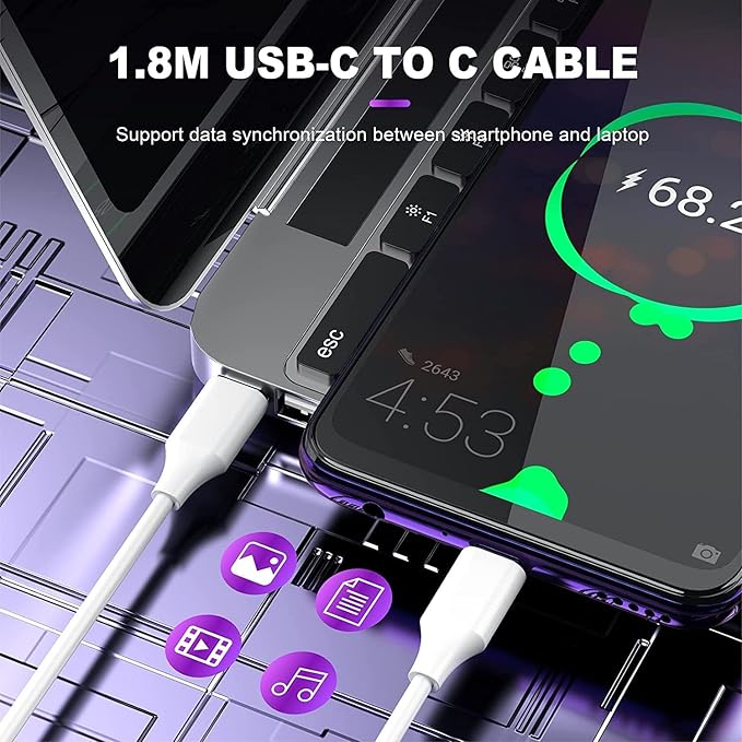100W 96W USB C Charger for MacBook Pro 13/14/15 inch 202 - Image 3