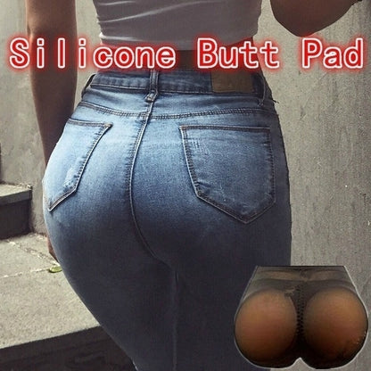 Silicone Insert Enhancer Fake Buttock Panty Hip Lift Black - Perfect Black Black M - Image 6