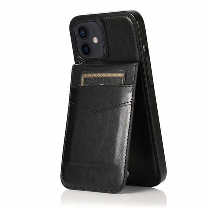 iPhone 13 Mobile Case Card Holder 6CK Retro V3 Black_yux - Image 4