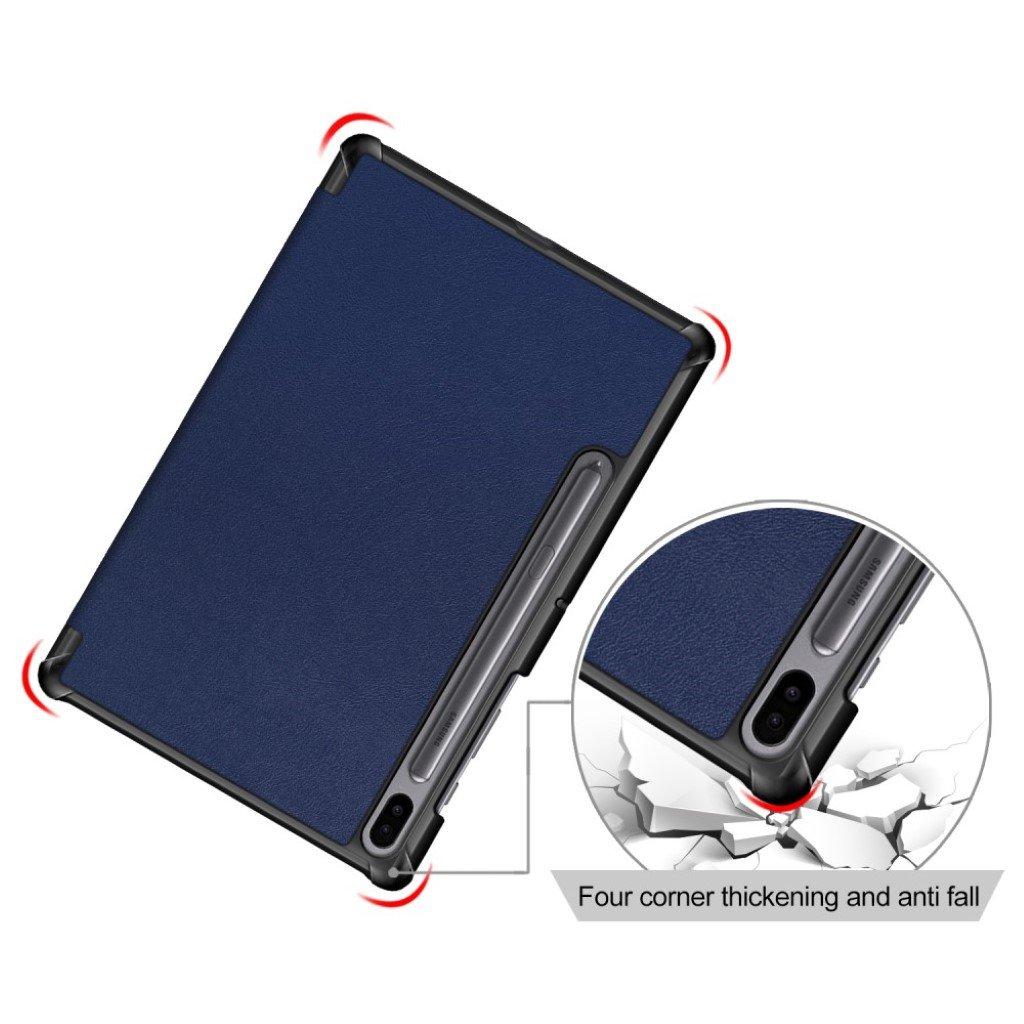 Galaxy Tab S6 Leather Case with Three Flaps - Image 2