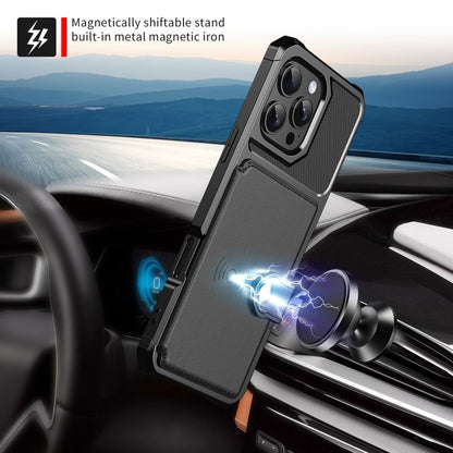 iPhone 16 Pro Case with Card Slot Black 82 - Image 2