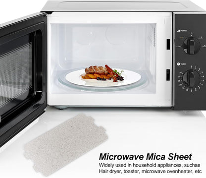 pcs Mica Plate Microwave Waveguide Protector Mica Plates 6.4×11.7cm Microwave Mica Plate Sheet Replacement Repair Accessories_ma - Image 2