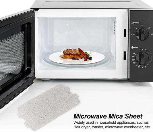 pcs Mica Plate Microwave Waveguide Protector Mica Plates 6.4×11.7cm Microwave Mica Plate Sheet Replacement Repair Accessories_ma - Image 2