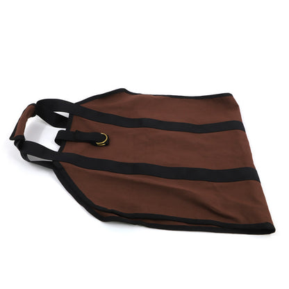 Canvas Firewood Basket, Canvas Firewood Bag, Water-Resistant Firewood Basket, Foldable Firewood Accessories, Perfect for Wood-Burning Stoves, Camping - Image 3