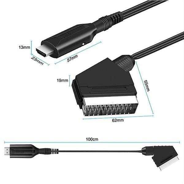 SCART to HDMI Converter - All-in-one SCART to HDMI Adapter 1080P, Easy Plug and Play - Image 2