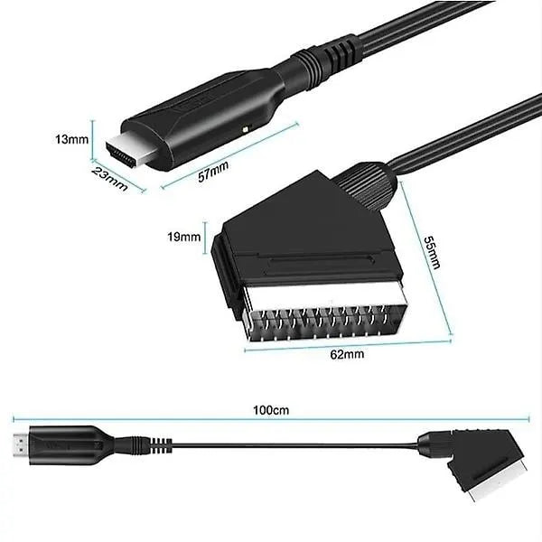 SCART to HDMI Converter - All-in-one SCART to HDMI Adapter 1080P, Easy Plug and Play - Image 2