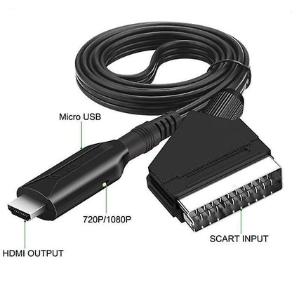 SCART to HDMI Converter - All-in-one SCART to HDMI Adapter 1080P, Easy Plug and Play - Image 4