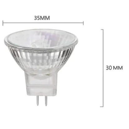 MR11 halogen lamp, 20W 12V MR11 halogen lamp, high color rendering index, 6-pack - Image 2
