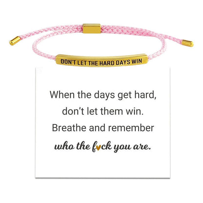 CTDWNT Don't let the tough days win bracelet for women and men, Inspira blue onesize - Image 7