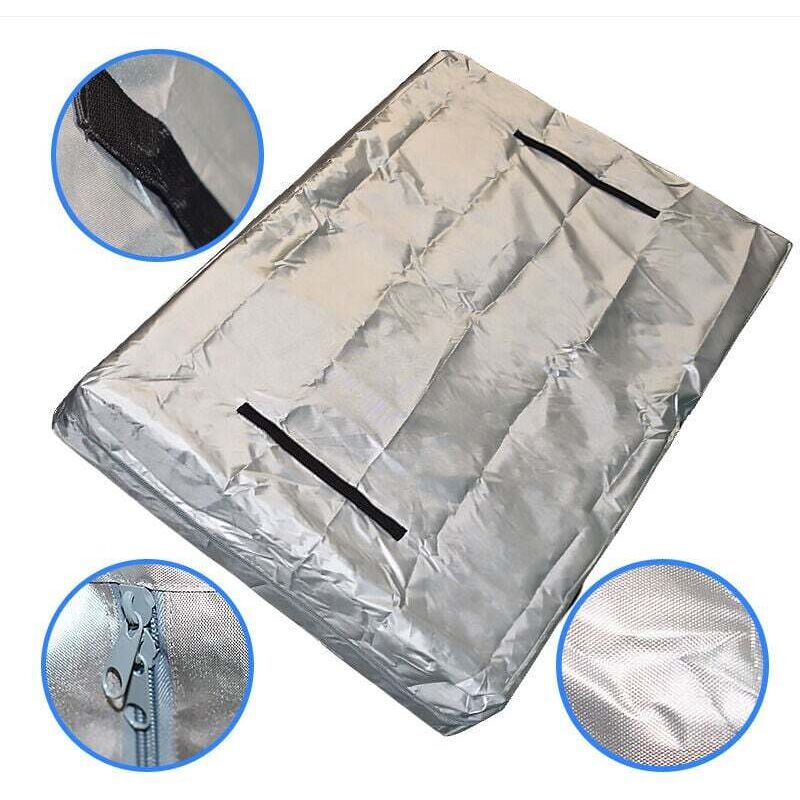 Mattress Storage and Protective Cover for Moving - Waterproof Full Size Mattress Cover, Mattress Protector - 196x38x107cm, grey-..DEBUNS - Image 3