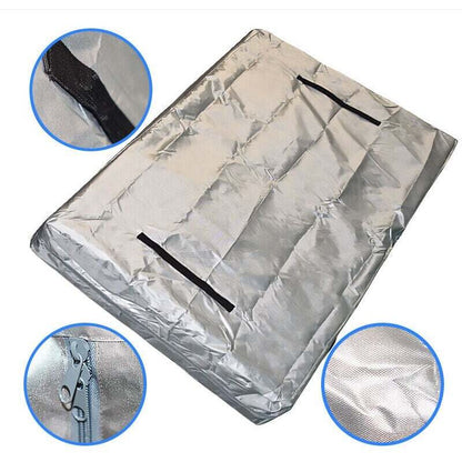 Mattress Storage and Protective Cover for Moving - Waterproof Full Size Mattress Cover, Mattress Protector - 196x38x107cm, grey-..DEBUNS - Image 3