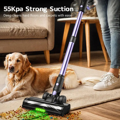 Cordless Vacuum Cleaner, 55Kpa/55mins Self-Standing Powerful Stick Lightweight Vacuum Cleaner for Home Pet Hair/Hard Floor/Carpet。 - Image 3