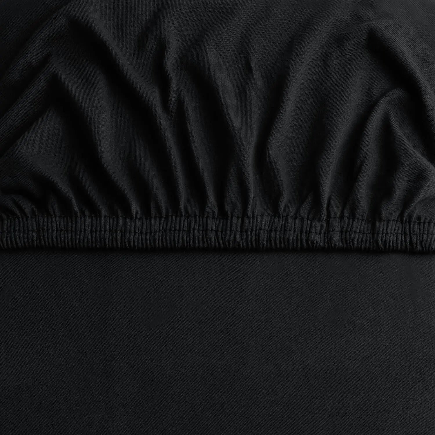 Hotel Quality Fitted sheets - 2 Piece Fitted sheets  -Breathable Bedding - Wrinkle, Fade, Stain Resistant- 26inch/40cm Deep Pocket Fitted Bed Sheet-Wrinkle and Fade Resistant,(Black,Double) - Image 4