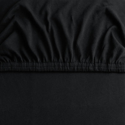 Hotel Quality Fitted sheets - 2 Piece Fitted sheets  -Breathable Bedding - Wrinkle, Fade, Stain Resistant- 26inch/40cm Deep Pocket Fitted Bed Sheet-Wrinkle and Fade Resistant,(Black,Double) - Image 4