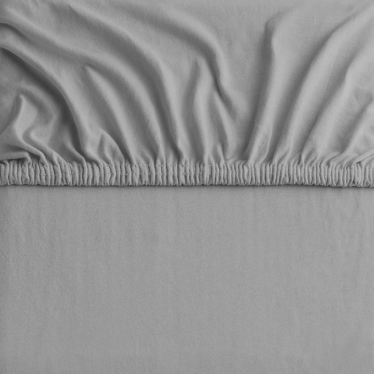 Hotel Quality Fitted sheets - 2 Piece Fitted sheets  -Breathable Bedding - Wrinkle, Fade, Stain Resistant- 26inch/40cm Deep Pocket Fitted Bed Sheet-Wrinkle and Fade Resistant,(Grey,Double) - Image 4