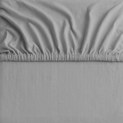 Hotel Quality Fitted sheets - 2 Piece Fitted sheets  -Breathable Bedding - Wrinkle, Fade, Stain Resistant- 26inch/40cm Deep Pocket Fitted Bed Sheet-Wrinkle and Fade Resistant,(Grey,Double) - Image 4