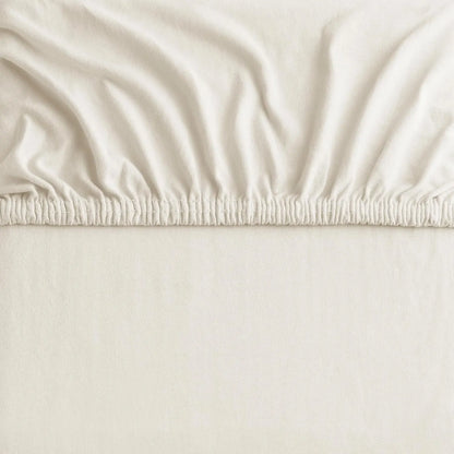 Hotel Quality Fitted sheets - 2 Piece Fitted sheets  -Breathable Bedding - Wrinkle, Fade, Stain Resistant- 26inch/40cm Deep Pocket Fitted Bed Sheet-Wrinkle and Fade Resistant,(Cream White,King) - Image 4