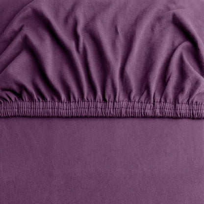 Hotel Quality Fitted sheets - 2 Piece Fitted sheets  -Breathable Bedding - Wrinkle, Fade, Stain Resistant- 26inch/40cm Deep Pocket Fitted Bed Sheet-Wrinkle and Fade Resistant,(Purple,King) - Image 4