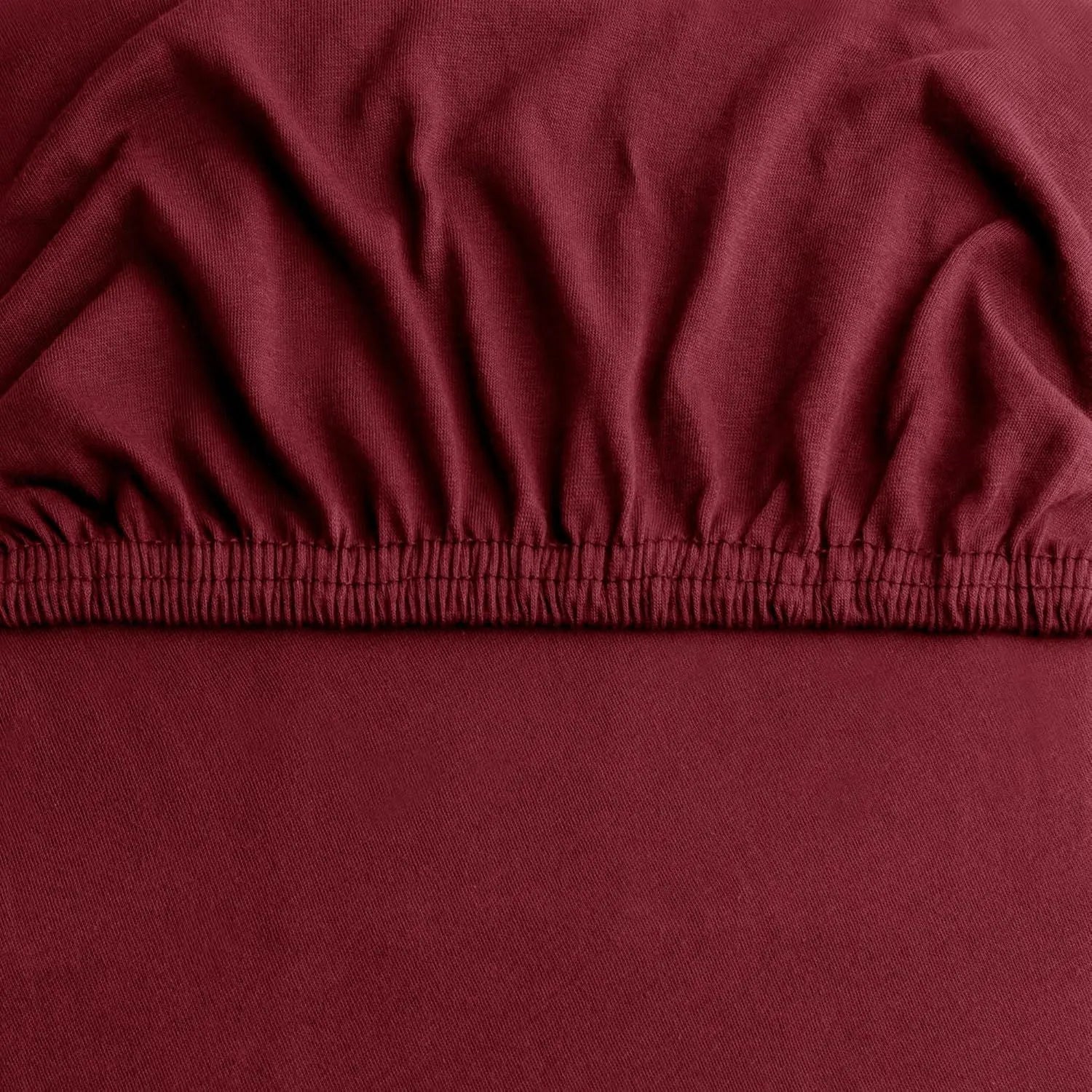 Hotel Quality Fitted sheets - 2 Piece Fitted sheets  -Breathable Bedding - Wrinkle, Fade, Stain Resistant- 26inch/40cm Deep Pocket Fitted Bed Sheet-Wrinkle and Fade Resistant,(Red,Super King) - Image 4