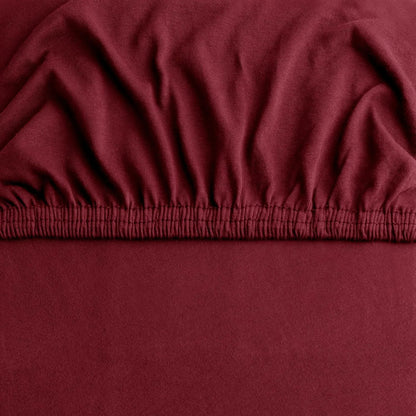 Hotel Quality Fitted sheets - 2 Piece Fitted sheets  -Breathable Bedding - Wrinkle, Fade, Stain Resistant- 26inch/40cm Deep Pocket Fitted Bed Sheet-Wrinkle and Fade Resistant,(Red,Super King) - Image 4
