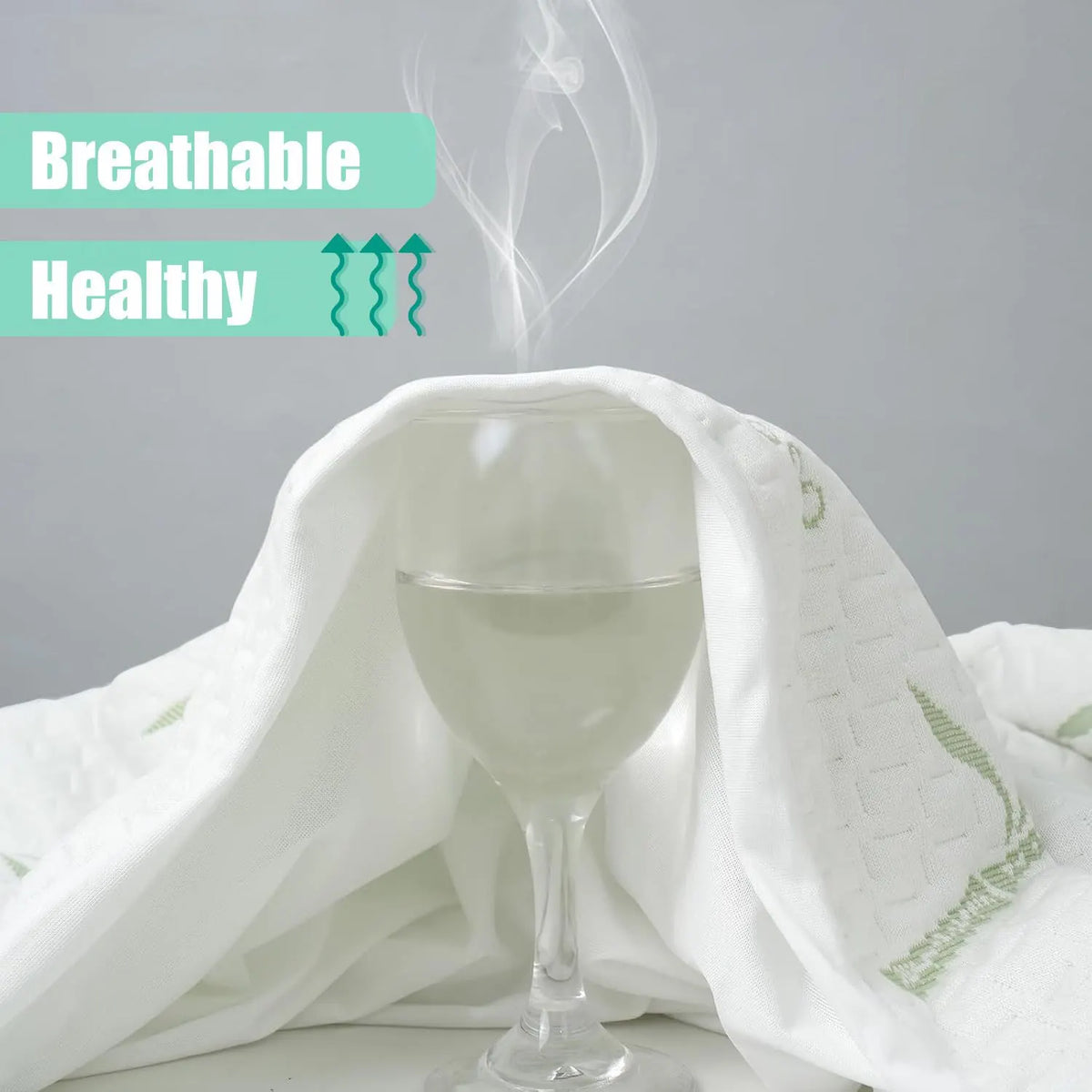 100% Waterproof Single Mattress Protector, Breathable Mattress Cover Single Size Bed, 3D Air Fabric Cooling Bed Pad Cover, Deep Pocket 40cm - Image 3